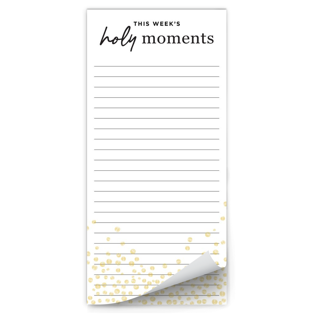 Holy Moments Tracker Magnetic Notepad