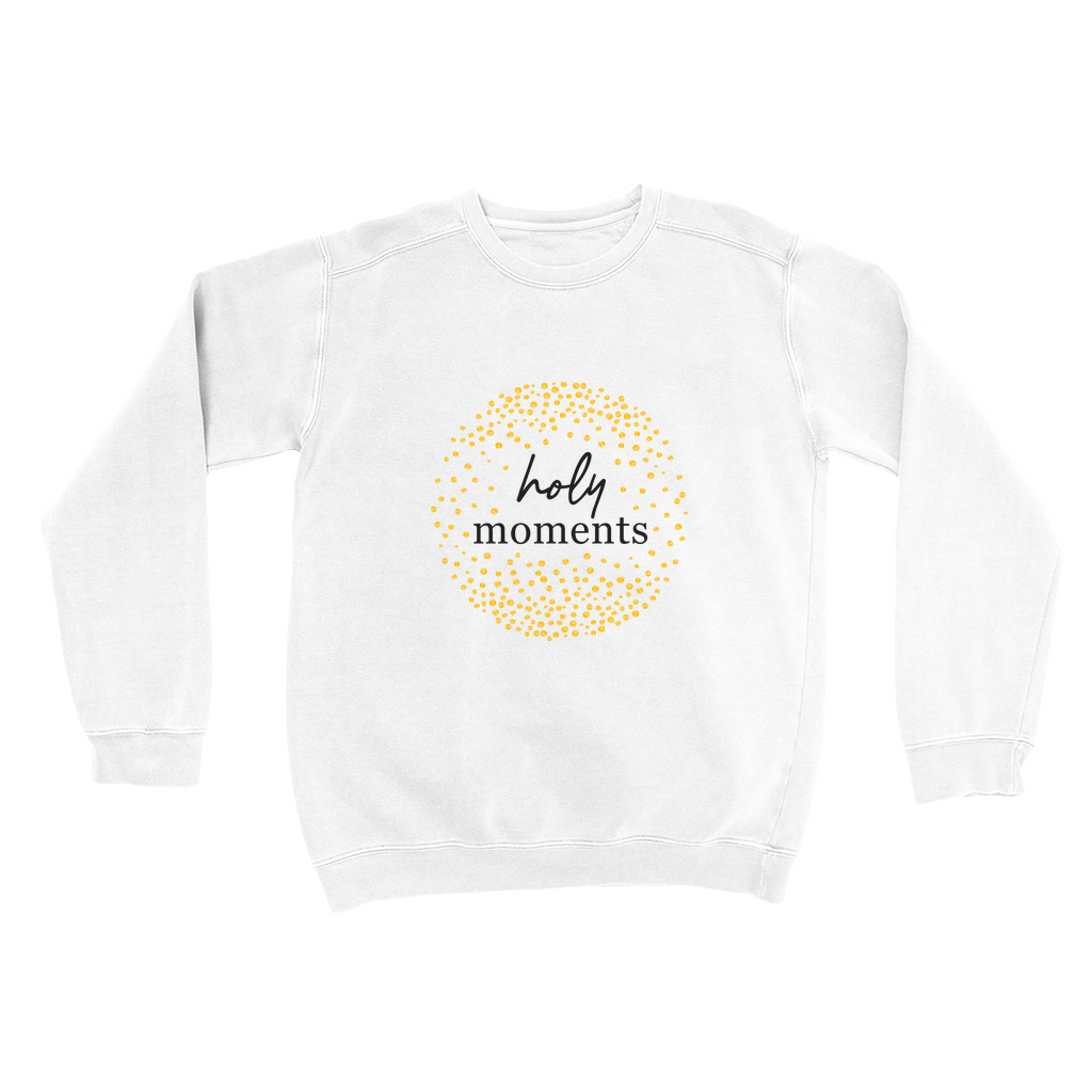 Cozy Holy Moments Crewneck Comfort Colors Sweatshirt