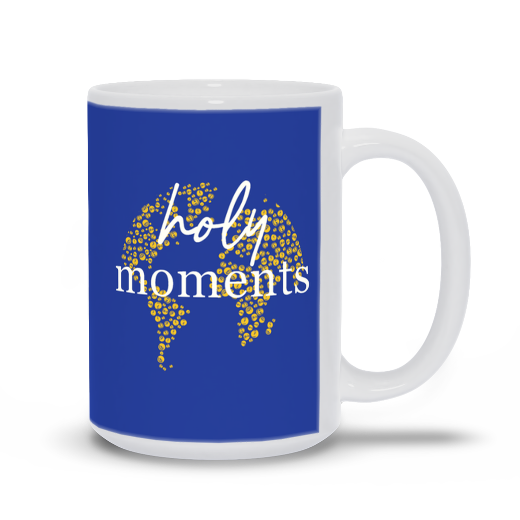 Holy Moments Around the World Blue Mug (15oz.)