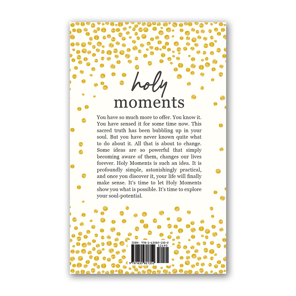 Holy Moments Back Cover